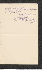 Nachlass Franz Steindachner, Brief von A. K. Rombiz an Franz Steindachner (26.05.1892), Inv.Nr. 422.01, Seite 3